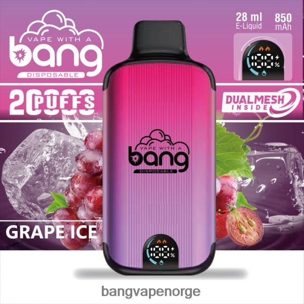 Vape Gang Oslo - Bang Vape Digital Smart Screen 20 000 drag 2B260F3 engangs