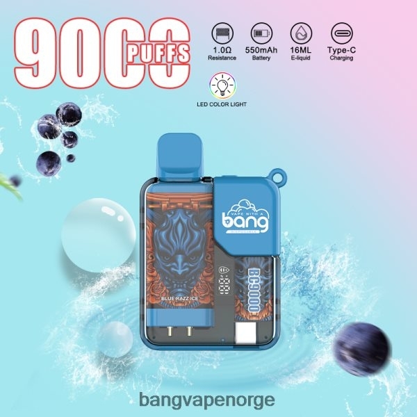 Bang Vape Disposable - Bang Vape Box BC9000 forhåndsfylt 16ml 2B260F6 engangs