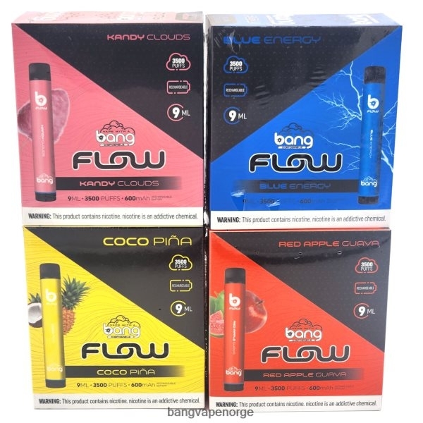 Bang Vape Nikotin - Bang Vape Flow 3500 drag (eske med 10) 2B260F37 engangs