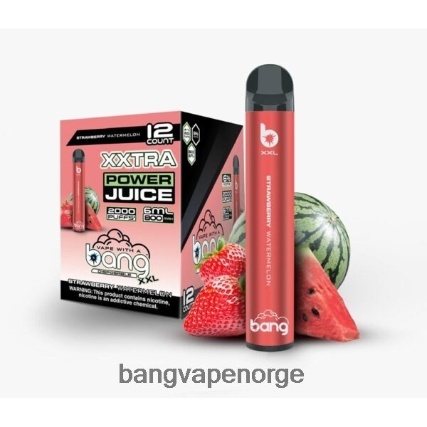 Bang Vape Bergen - Bang Vape XXL 2000 drag 2B260F24 jordbær vannmelon
