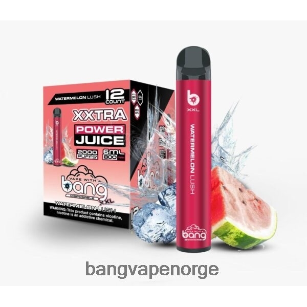 Bang Vape Disposable - Bang Vape XXL 2000 drag 2B260F26 vannmelon frodig