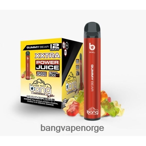 Bang Vape Nikotin - Bang Vape XXL 2000 drag 2B260F17 gummibjørn