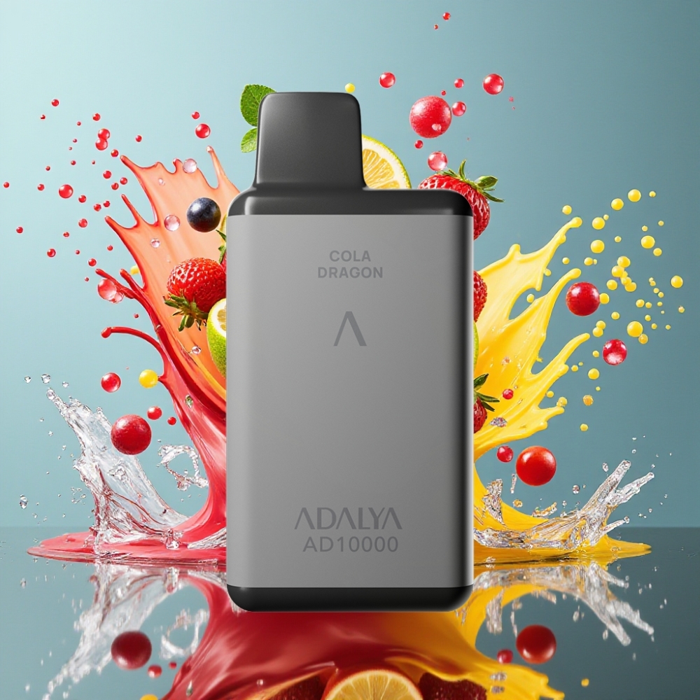Adalya AD 10000 Puffs Norge Engros Engangs Vape Lady Killer – Romgrå, 14 ml e-væske, 2% nikotin, USB-C-lading