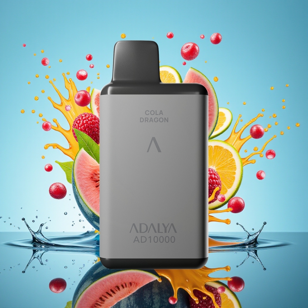 Adalya AD 10000 Puffs Norge Engros Engangs Vape – Romgrå, 14 ml E-væske, 2% Nikotin, USB-C