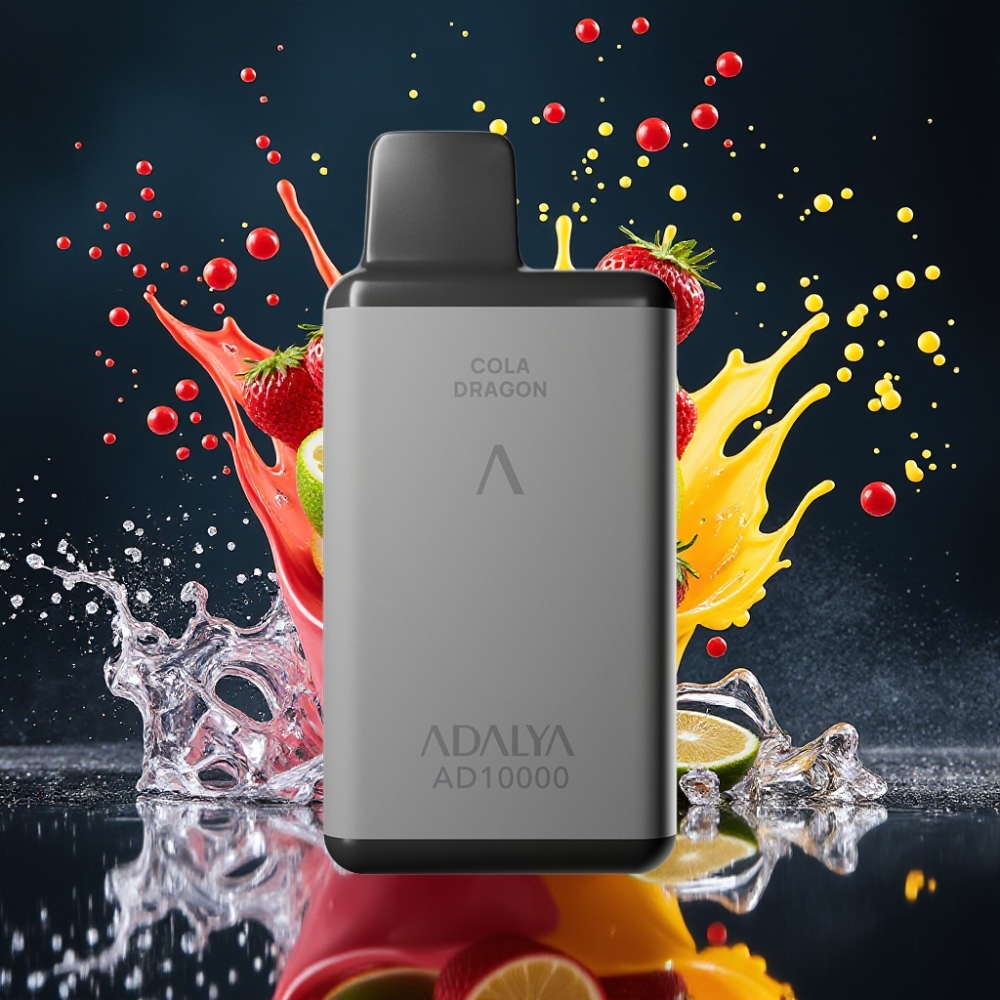 Adalya AD 10000 Puffs Norge Engros Engangs Vape Space Grå – 14 ml E-væske, 2% Nikotin, USB-C Lading, 650 mAh Batteri
