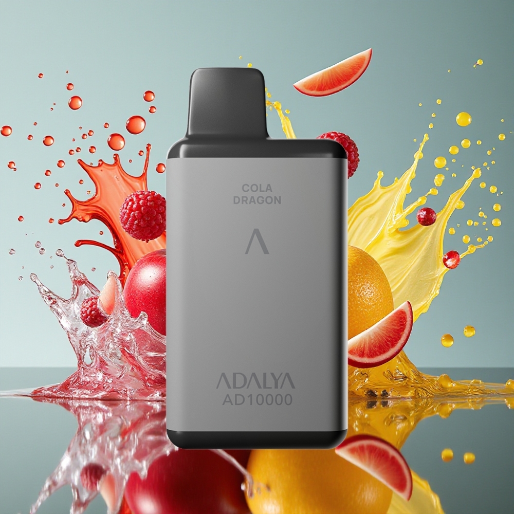 Adalya AD 10000 Puffs Norge Engros Engangs Vape – To Epler, Space Gray, 14 ml, 2% Nikotin, USB-C