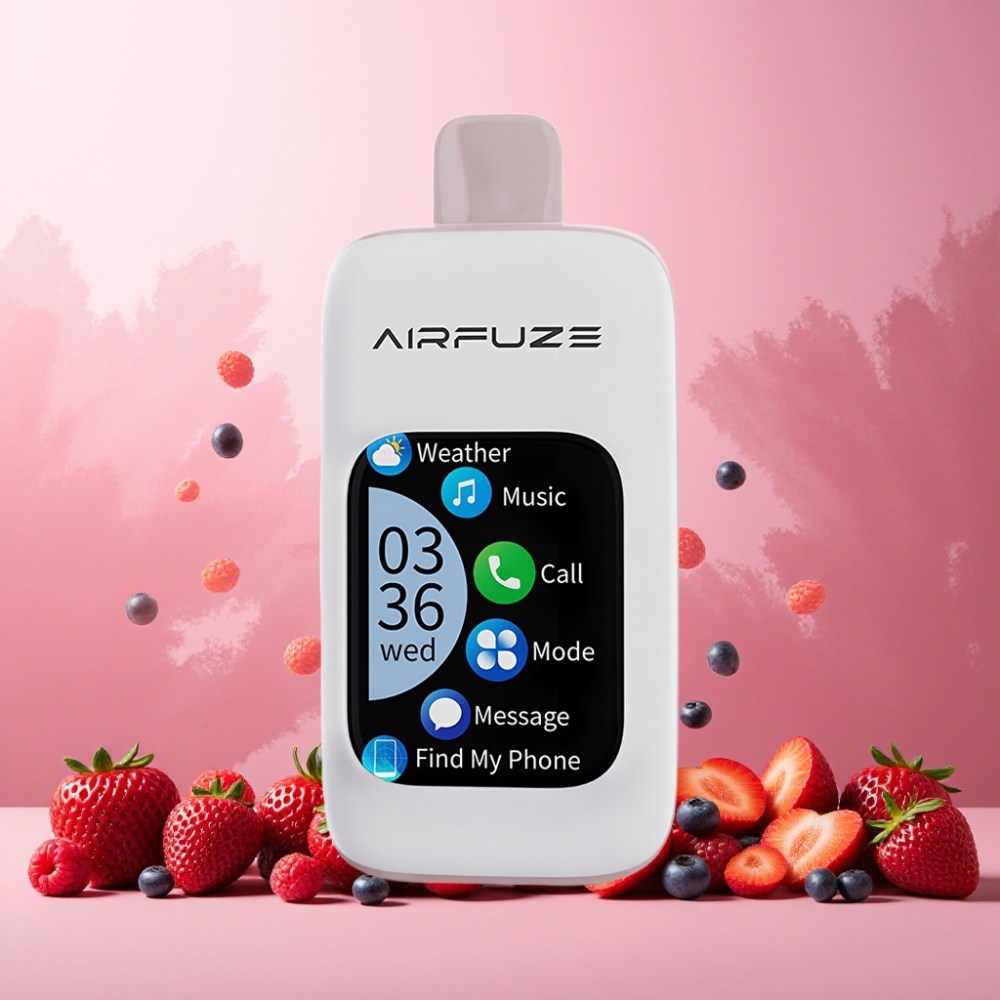 AirFuze Smart 30000 Puffs Vape til engangsbruk Bærblaff Norge Engros med 5% Nikotin, 900mAh Batteri og Type-C Lading