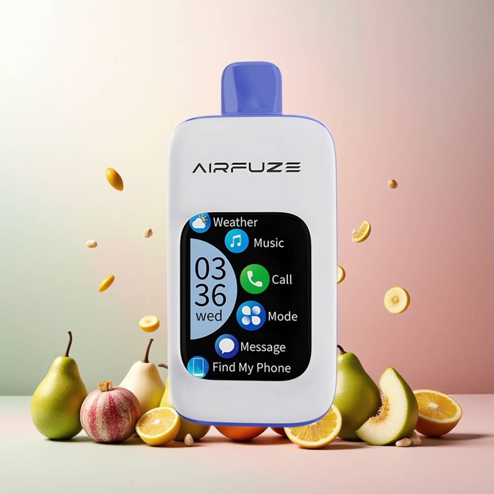 AirFuze Smart Pro 40000 Puffs Norge Engros – 900mAh Rechargebar Batteri, 20ML E-væske, 2% & 5% Nikotin, Miami Mynte – 10stk Displayboks
