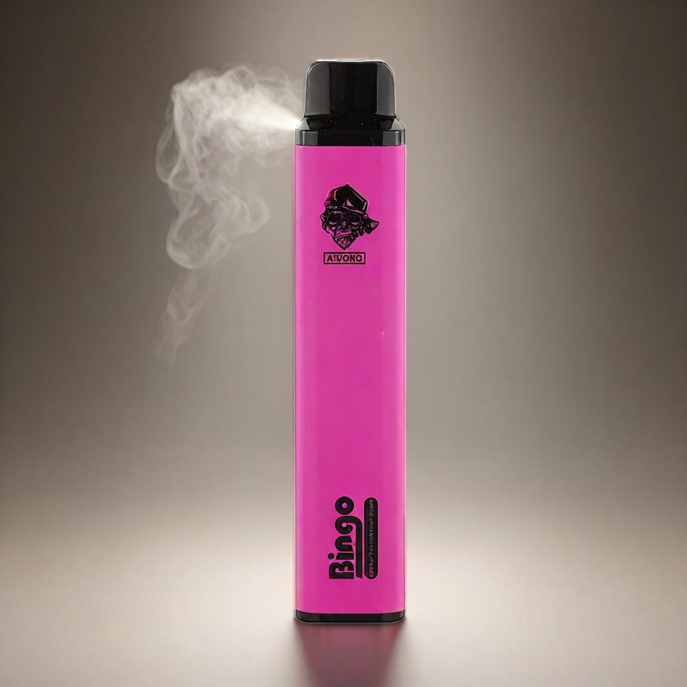 Aivono Aim Bingo 4000 Puffs Norge Engros – 10 mL, 1000mAh, Opptil 4000 Puffer – Oransje Passionsfrukt Guava