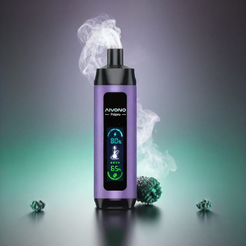 Aivono AIM FATPRO Norge Engros 22000 Puffs 28ml E-likvid 0.6 ohm Mesh Coil Druemynte