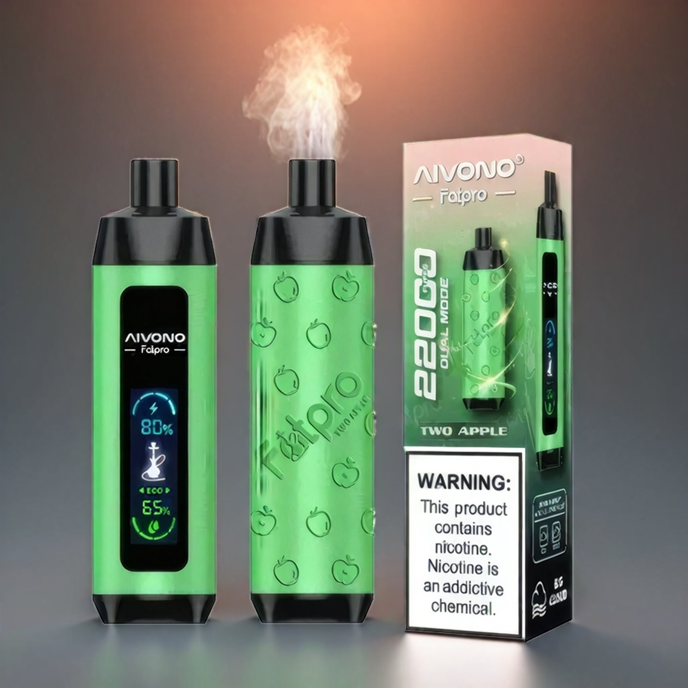 Aivono AIM FATPRO Norge Engros 22000 Puffs To Epler 28ml E-liquid 0%,2%,3%,5% Nikotin 600mah 0.6 ohm Mesh Coil