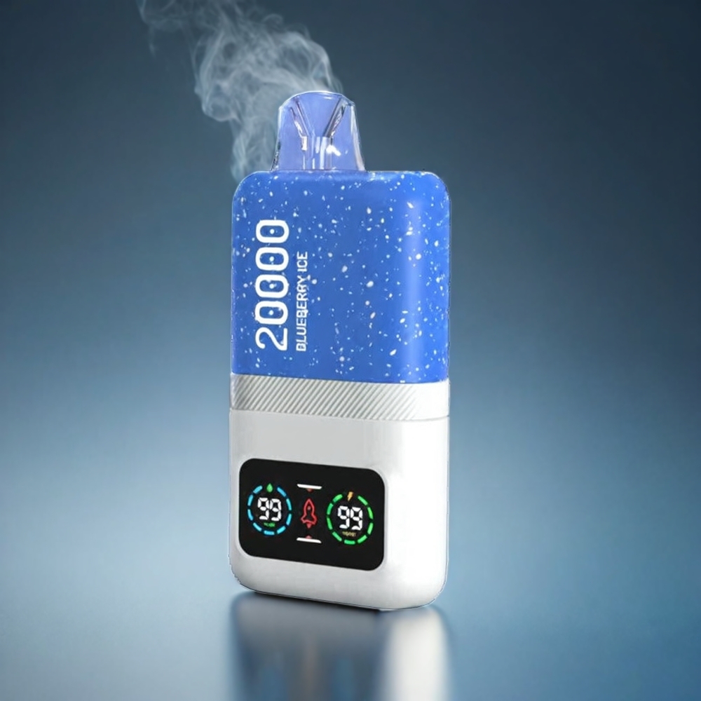 Aivono AIM MAGIC 20000 Puffs Norge Engros – Blåbær Is – Type-C, LCD Skjerm, 26ml E-væske, 0-5% Nikotin, 10 Smaker Tilgjengelig
