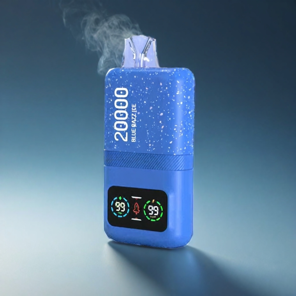 Aivono AIM MAGIC Norge engros 20000 Puffs Blå Bringebær Is Type-C 26ml Dual Mesh Coils