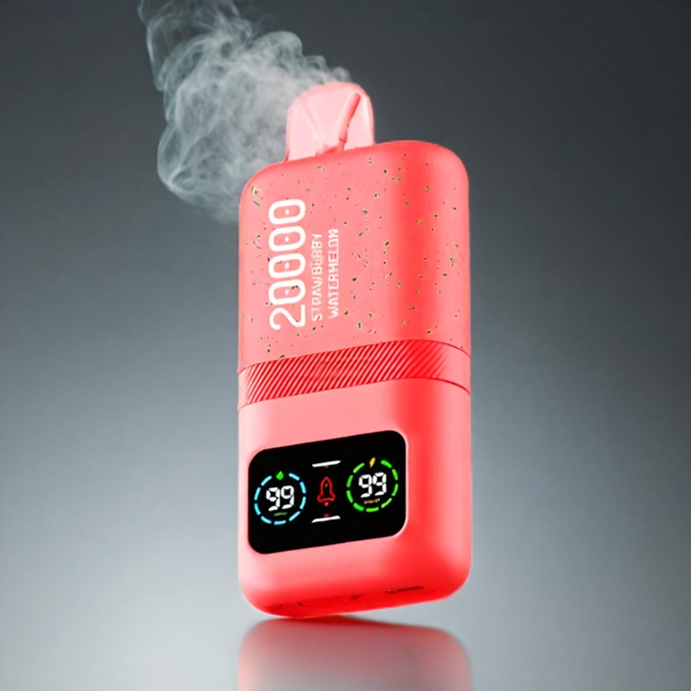 Aivono AIM MAGIC Norge engros 20000 Puffs Med Jordbær og Vannmelon 26ml E-liquid Type-C Ladbar 600mAh Batteri