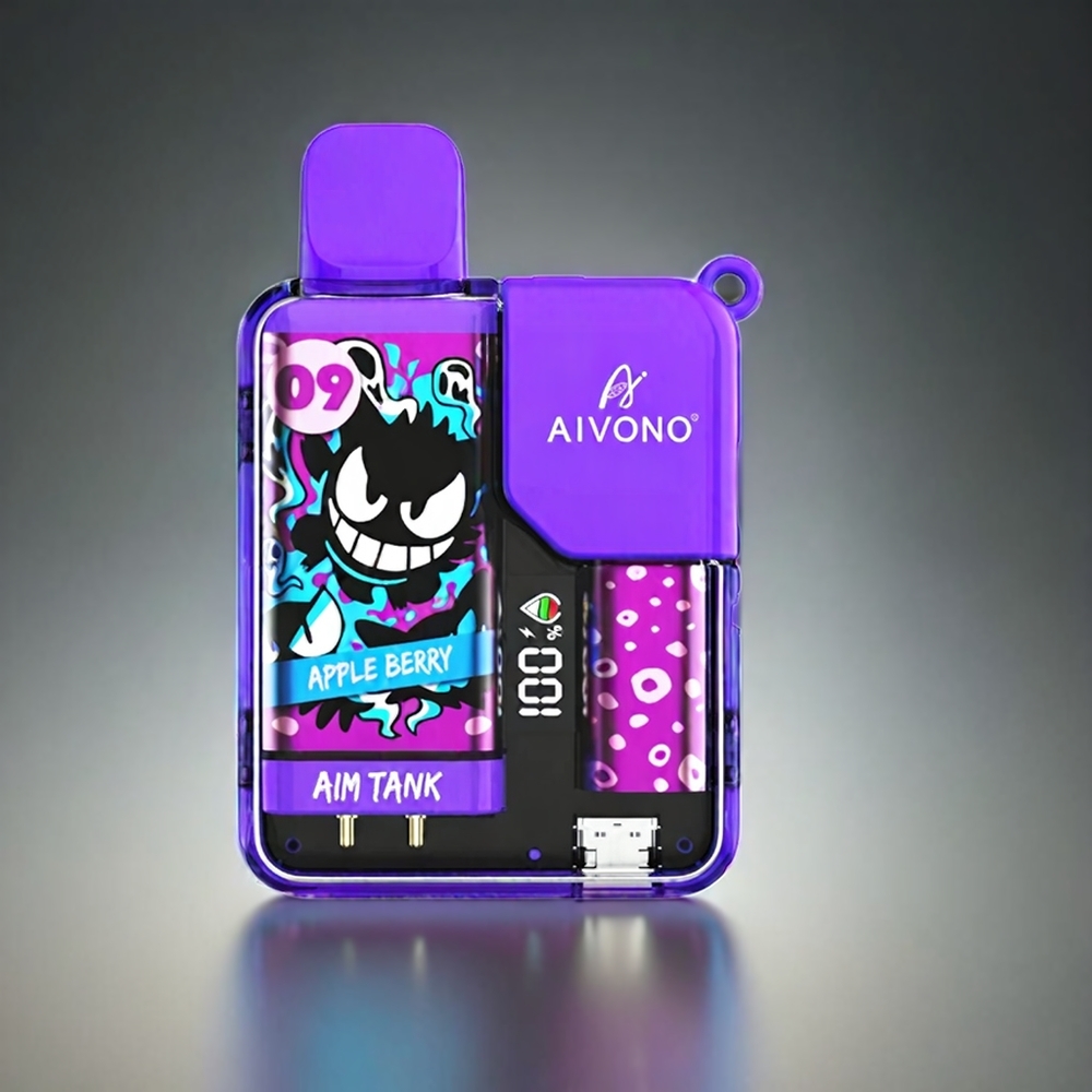 Aivono AIM-TANK Norge Engros 9500 Puffs 18ml E-liquid 650mAh LCD Eple Bær Vape