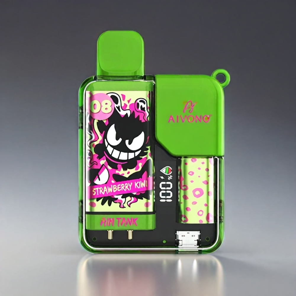 Aivono AIM-TANK Norge Engros 9500 Puffs 18ml E-liquid 650mAh LCD Jordbær Kiwi