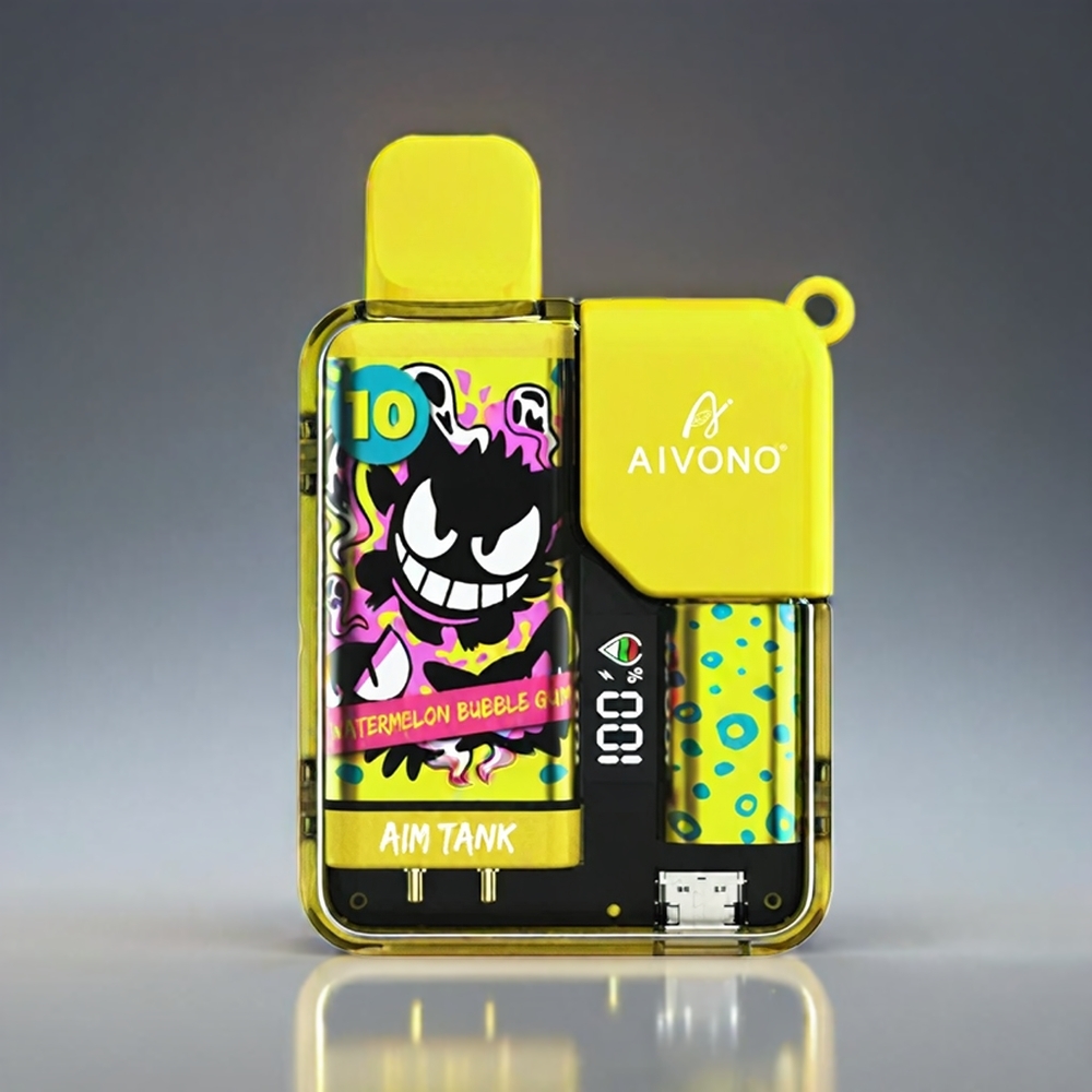 Aivono AIM-TANK Norge engros 9500 Puffs 18ml Vannmelon Tyggegummi 650mAh LCD Skjerm