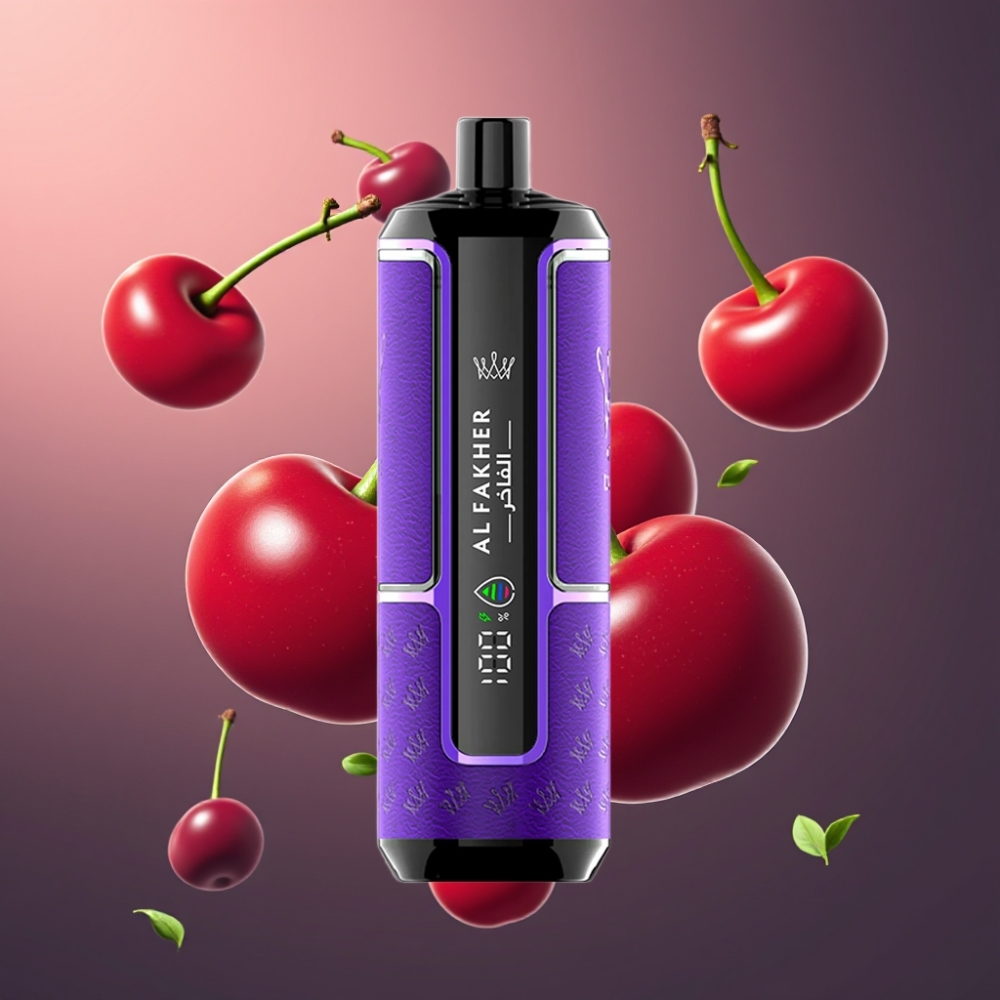 Al Fakher Crown Bar 15K Hypermax Norge Engros Vape til Engangsbruk Kit 22ml 15000 Puffs 20mg DTL Cherry Fiesta
