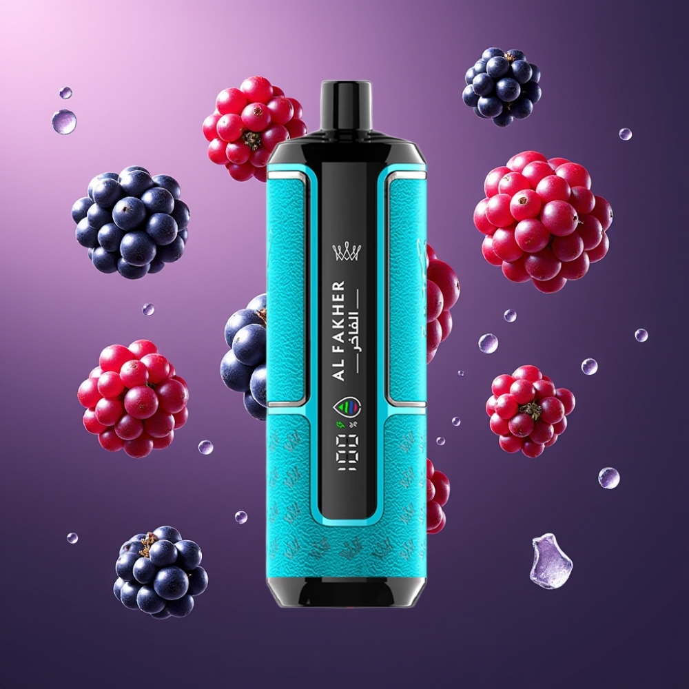 Al Fakher Crown Bar 15K Hypermax Norge Engros Vape til Engangsbruk Kit 22ml 600mAh Type-C 20mg Svartkjørent Is