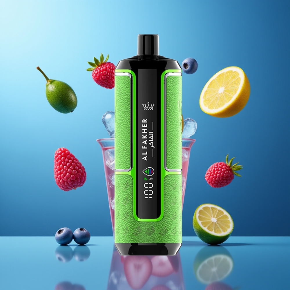 Al Fakher Crown Bar 15K Hypermax Norge Engros Vape til Engangsbruk Kit Blå Bringebær Sitronade – 22ml, 15 000 Puff, 600mAh, Type-C, 20mg, DTL, Kompakt
