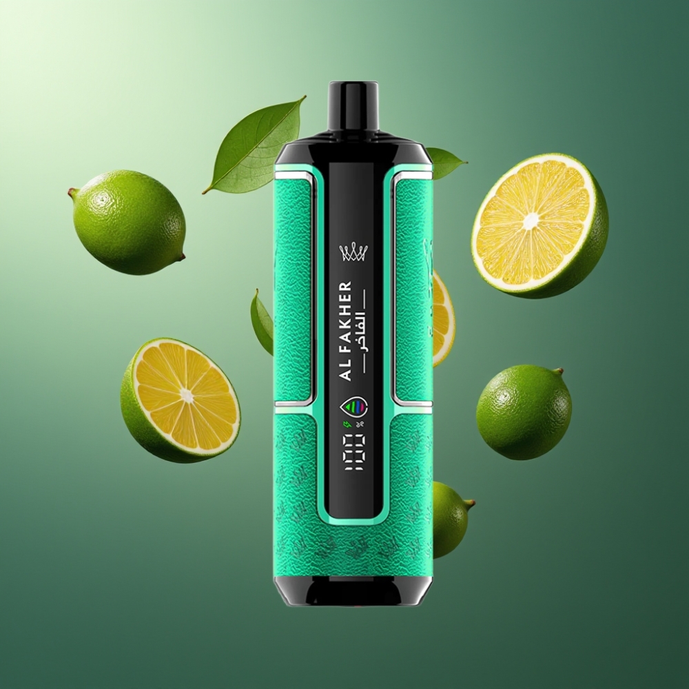 Al Fakher Crown Bar 15K Hypermax Norge Engros Vape til Engangsbruk Kit Sitron Lime 22ml 15 000 Puffs 20mg DTL Type-C