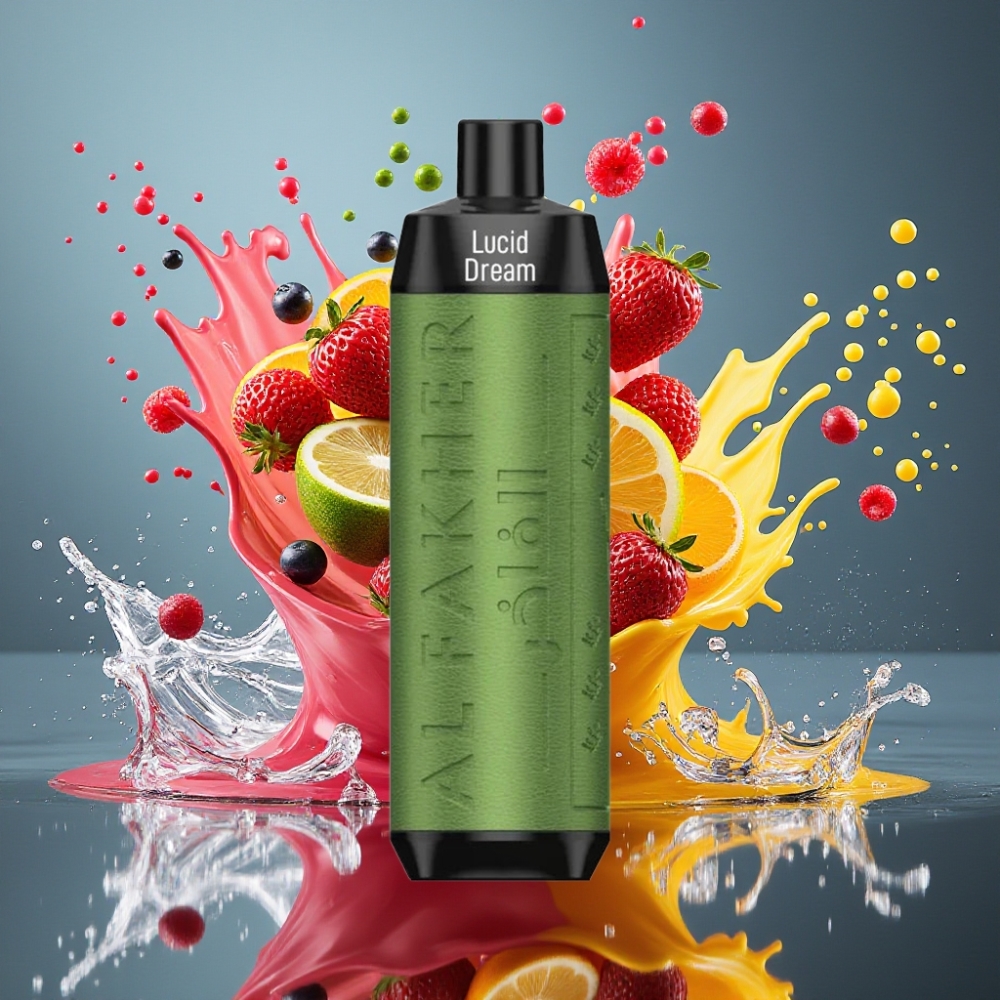 Al Fakher Crown Bar 8000 Crystal Norge Engros – 18ml, 5mg Nikotin, 8000 Puffs, USB-C, Kompakt