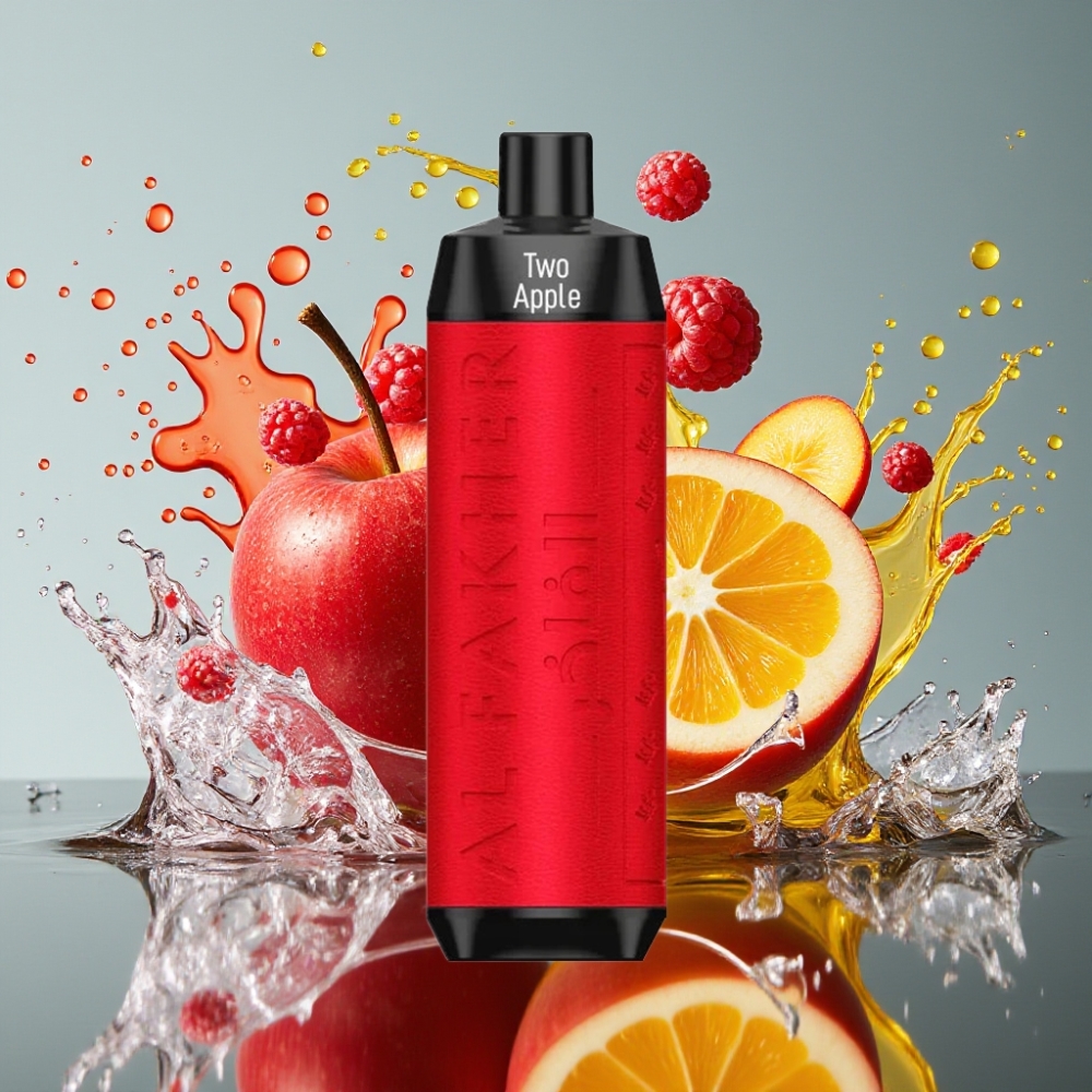Al Fakher Crown Bar 8000 Crystal Norge Engros Engangs Vape To Epler – 18ml e-Liquid, 5mg Nikotin, 8000 Puff, USB-C Lading