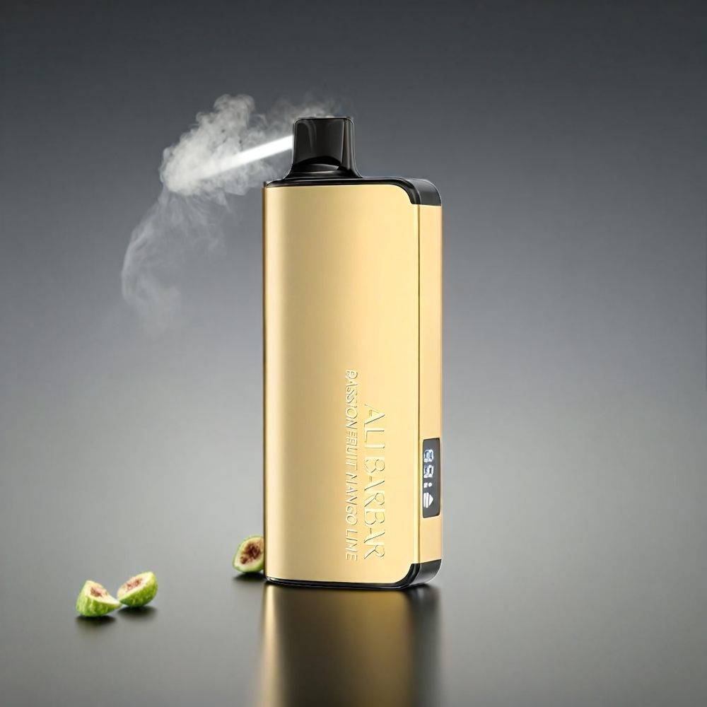 Alibarbar Ingot 9000 Puffs Norge Engros – Passionsfrukt Mango Lime – 22ml E-liquid, 2350mAh, LED Display