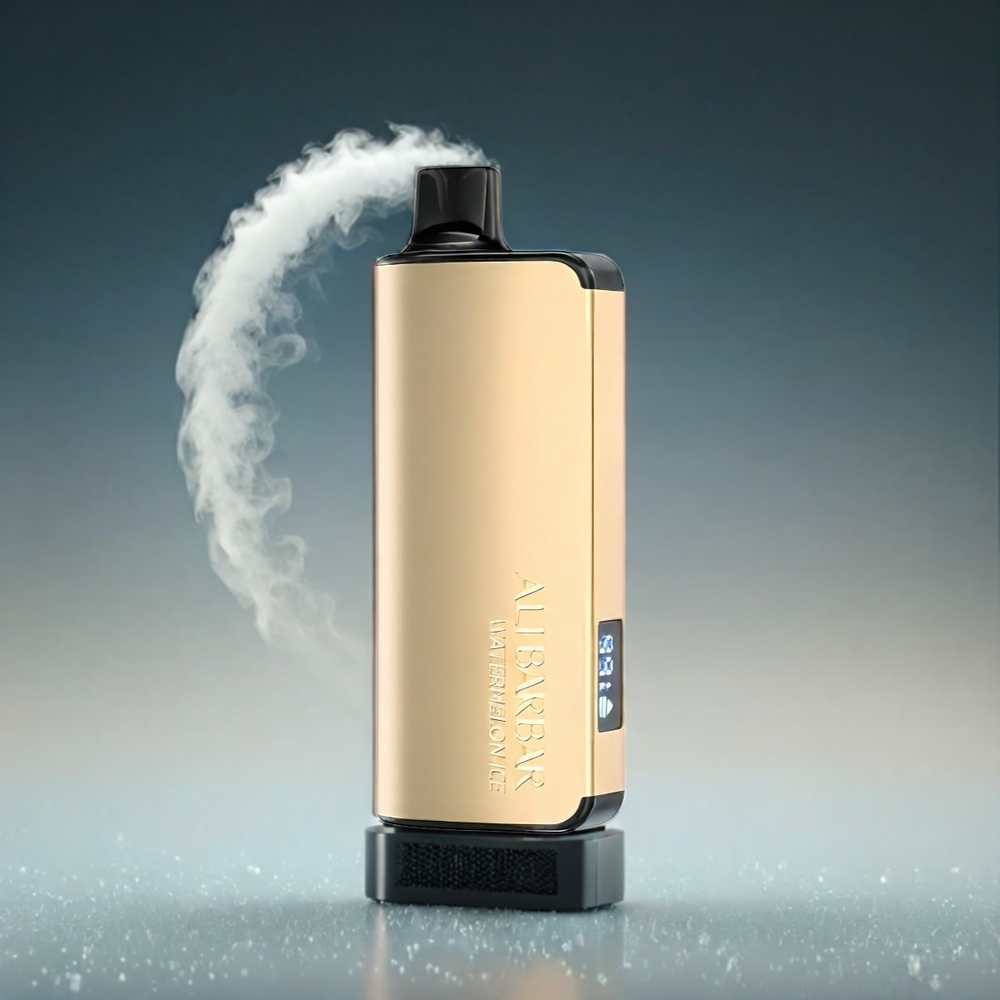 Alibarbar Ingot 9000 Puffs Norge Engros Vannmelon Is med 22ml E-væske, 2350mAh Batteri og LED Display
