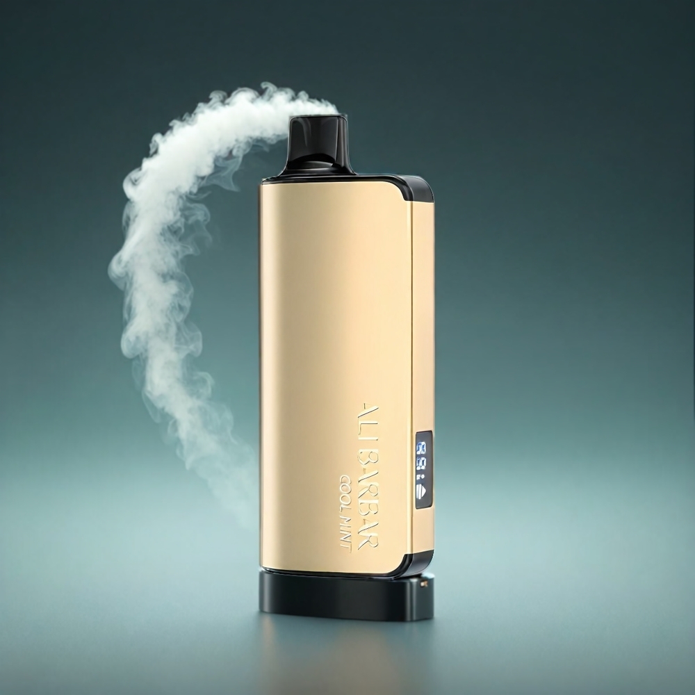 Alibarbar Ingot 9000 Puffs Norge Engros Vape Kjølig Mynte – 22ml E-liquid, 2350mAh, LED-skjerm