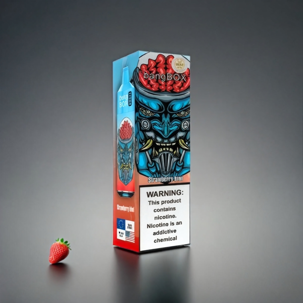 Bang Box 12000 Puffs Norge Engros Vape Jordbær Kiwi 23ML 650mAh TYPE-C 0%-5% Salt Nic 10pk