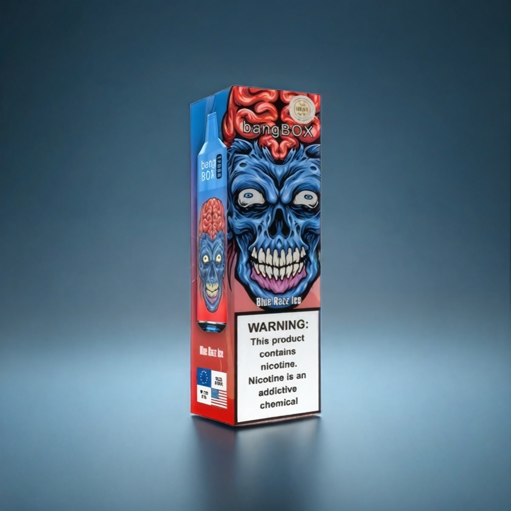 Norge engros Bang Box 12000 Puffs Blåbringebær Is 23ML 650mAh TYPE-C 0%-5% salt nic 1x10 boks