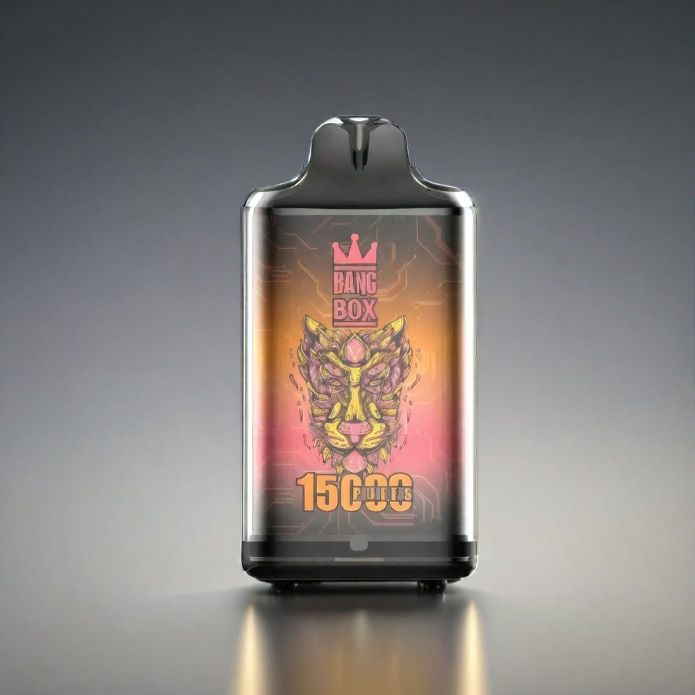 Bang Box 15000 Puffs Norge Engros Mango Fersken Vannmelon – 23ml E-væske, 0%/2%/3%/5% Nikotin, 650mAh Batteri, TYPE-C Lading, 10 stk per boks