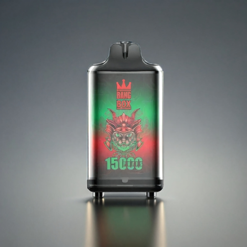 Norge engros Bang Box 15000 Puffs Vape Jordbær Kiwi 23ML 0%/2%/3%/5% Nikotin 650mAh TYPE-C 10 stk per boks