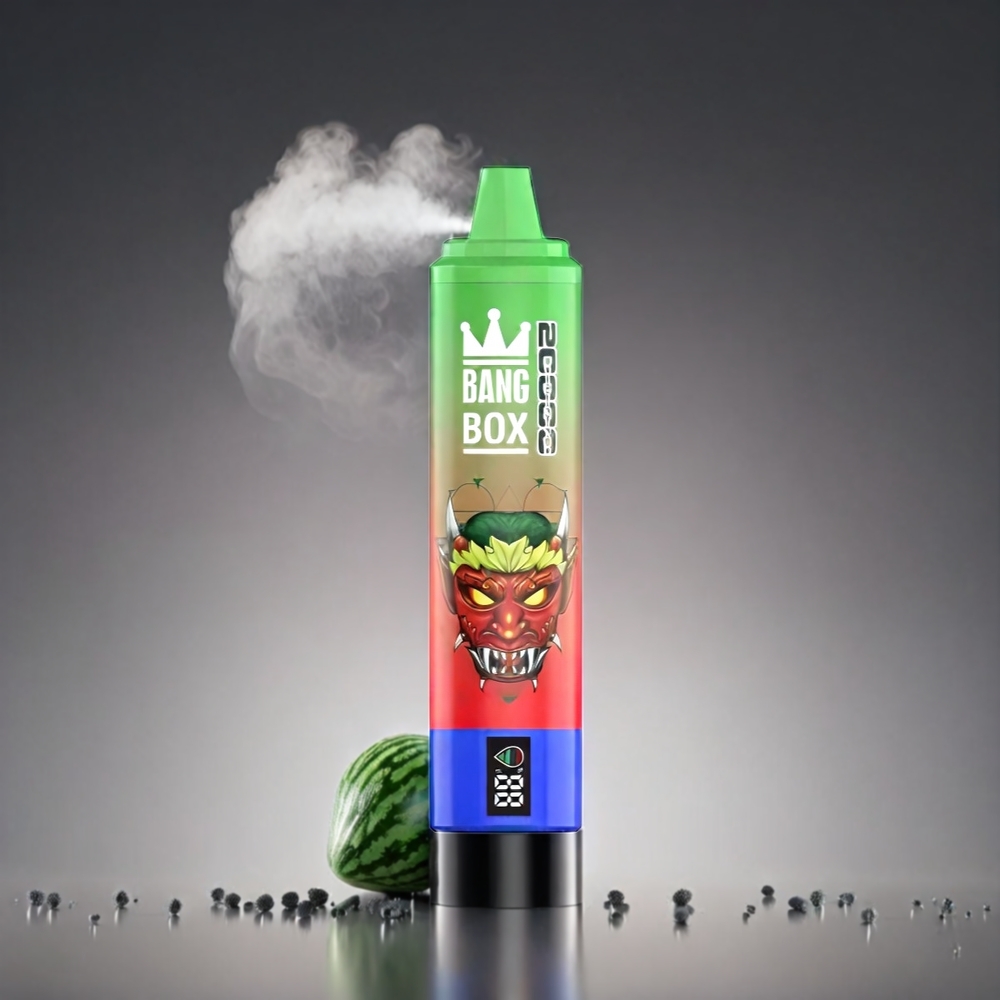 Bang Box 20000 Puffs Norge Engros Vape Jordbær Vannmelon – 35ml E-Liquid, 850mAh, Smart Skjerm, 12 Smaker