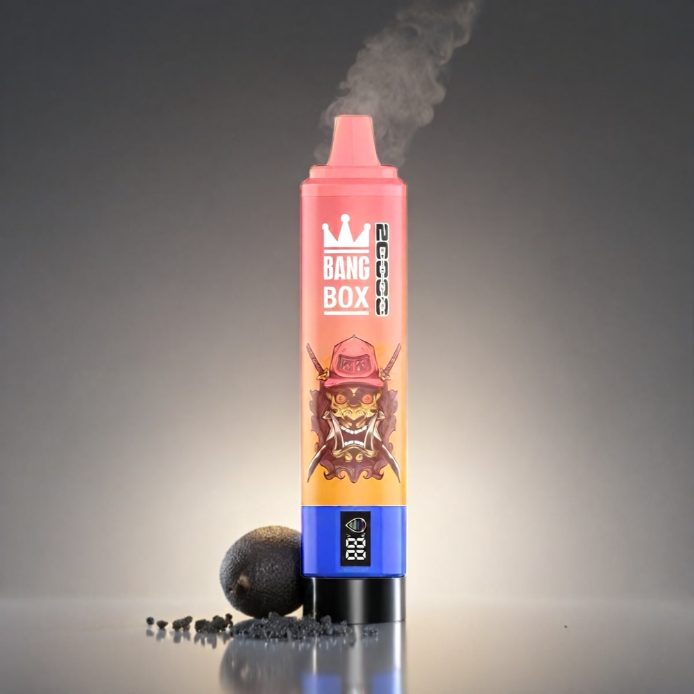 Bang Box 20000 Puffs Norge Engros Vape Mango Peach (Mango Fersken) – 35ml E-Liqvid, 20000 Trekk, 0% 2% 3% 5% Nikotin, 12 Smaker, 850mAh, Mesh Coil