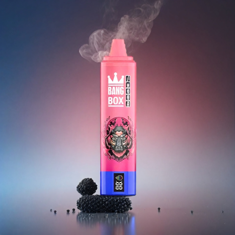 Norge engros Bang Box 20000 Puffs Vape Bringebær Vannmelon – 35ml E-Liquid, 850mAh, 20000 Puffs, 12 Smaker, Mesh Coil