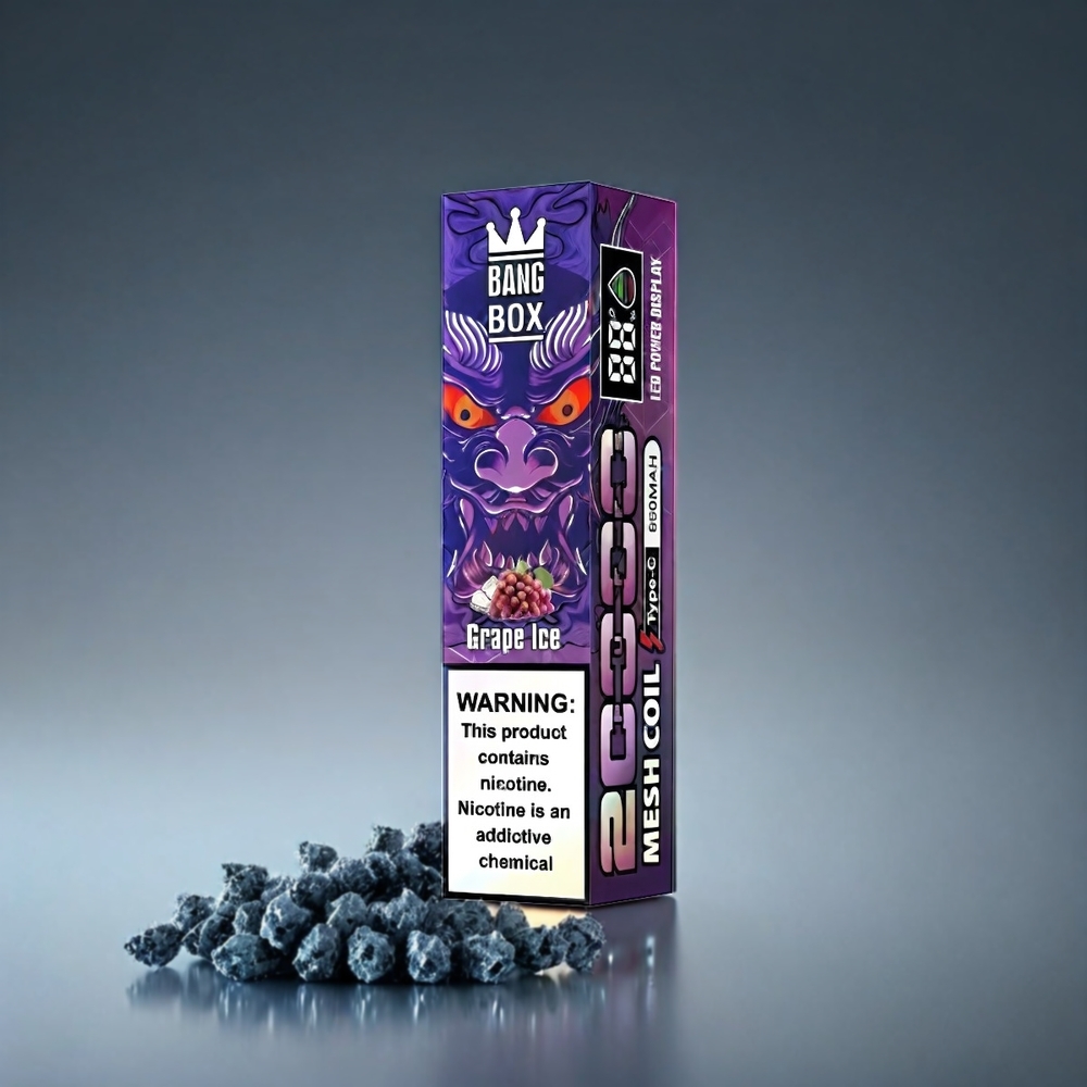 Norge engros Bang Box 20000 Puffs Vape Druer Is 0% 2% 3% 5% Nikotin 35ml 850mAh Mesh Coil Smart Skjerm 12 Smaker