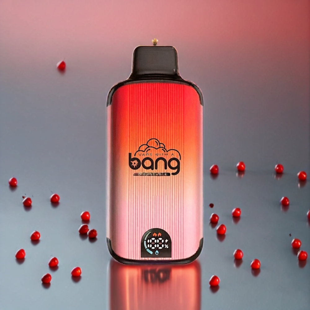 Bang 20000 Puffs Norge Engros Engangs vape Bringebær Vannmelon – 13400 Battery, Type-C Lading, Smart Skjerm, 0-5% Nikotin