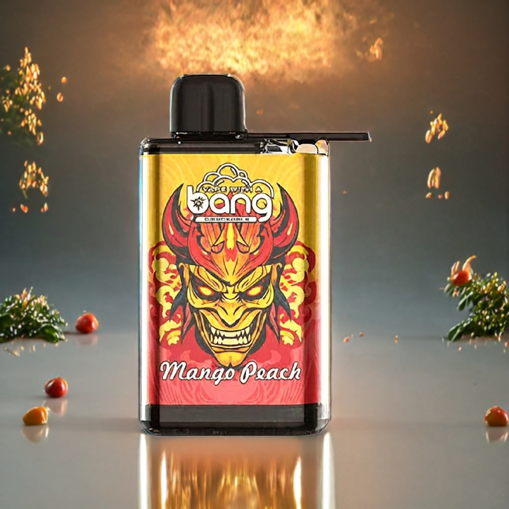 Bang 28000 Puffs Engangs Vape Norge Engros - Mango Peach, 30ml E-væske, 650mAh Batteri