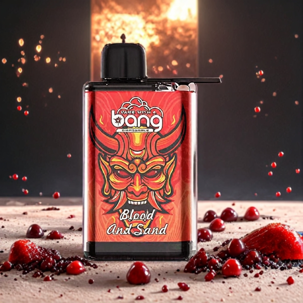 Bang 28000 Puffs Engangs vape Blood And Sand Norge engros – 30ml e-væske, 650mAh batteri
