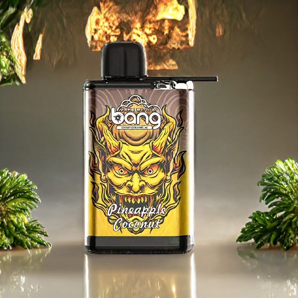 Bang 28000 Puffs Norge Engros Engangs vape Ananas Kokos (0%-5% Nikotin, 650mAh, 30ml)