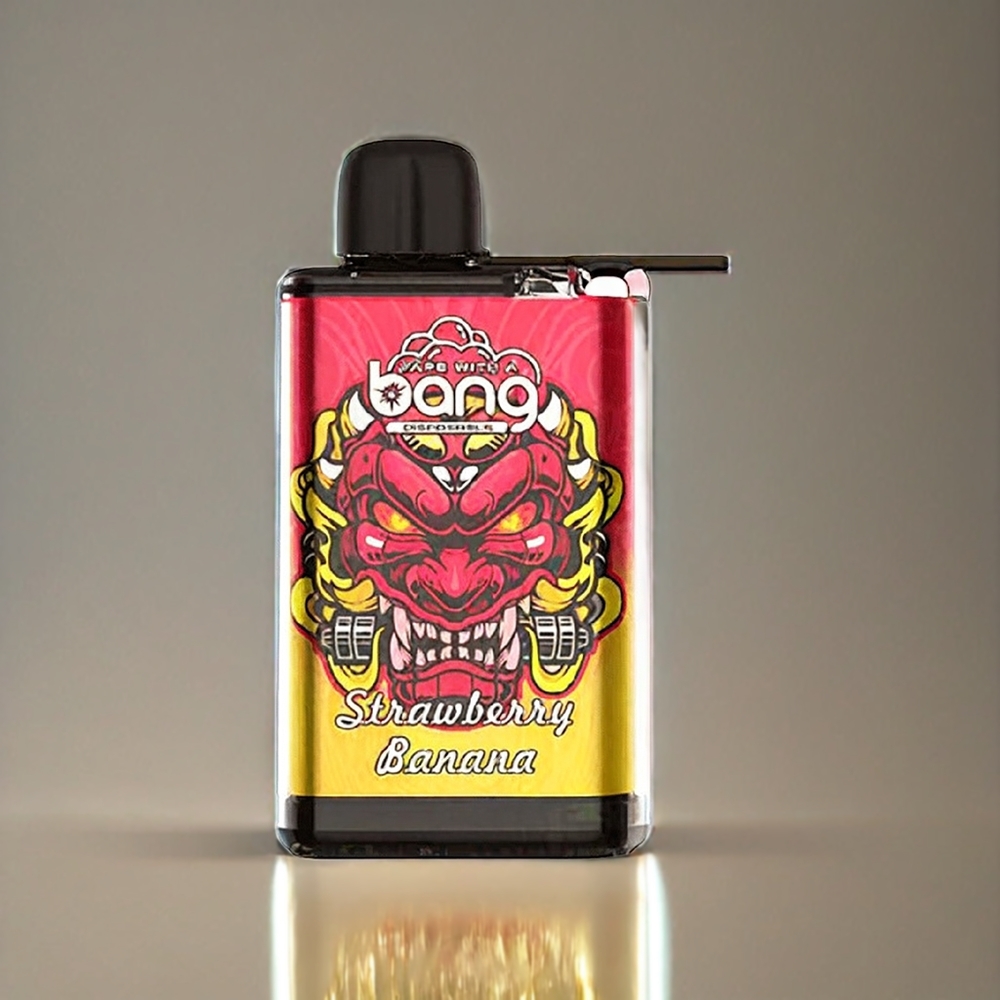 Bang 28000 Puffs Norge Engros Engangs vape Jordbær Banan – 30ml E-væske, 650mAh Batteri, 0%/2%/3%/5% Nikotin