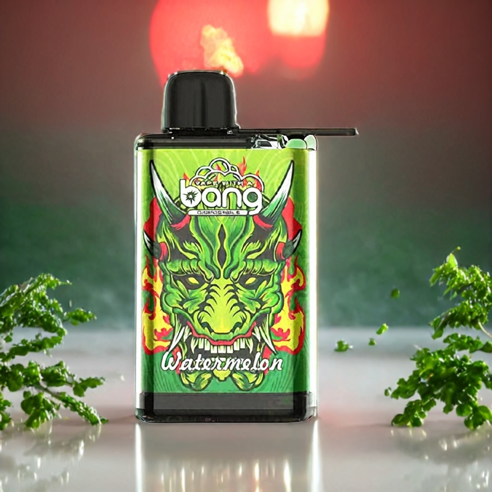 Bang 28000 Puffs Norge Engros Engangs vape Vannmelon – 650mAh Batteri, 30ml E-væske, 0-5% Nikotin