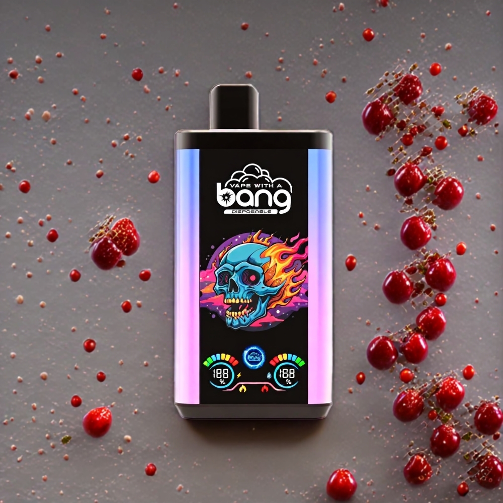 Bang 30K Pro 30000 Puffs Norge Engros Engangs vape Sakura Grape & Strawberry Lychee 36ml 550mAh Dual-Flavor System
