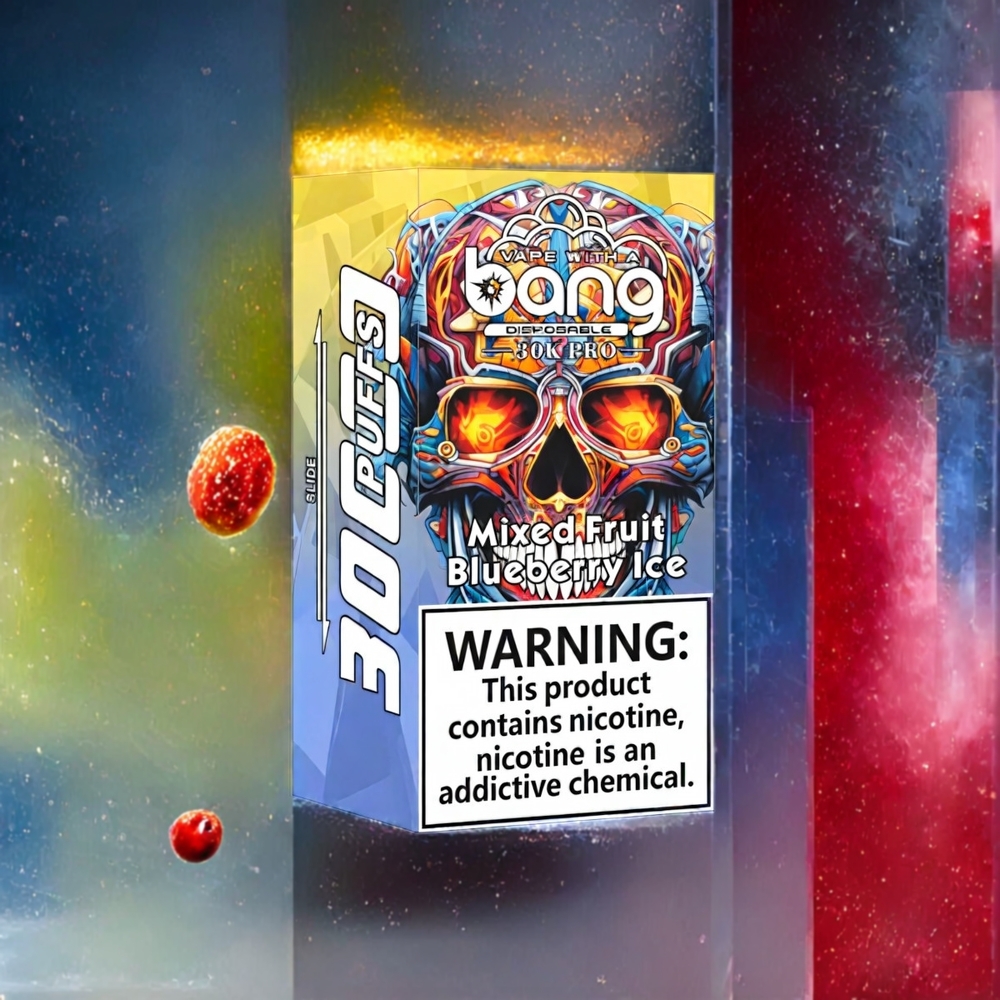 Bang 30K Pro Norge Engros 30000 Puffs 36ml 550mAh Dual-Flavor System Blandet Frukt & Blåbæris Engangs vape