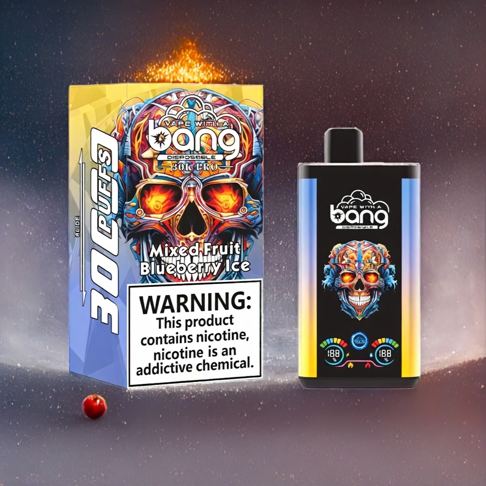 Bang 30K Pro Norge Engros 30000 Puffs 36ml 550mAh Dual-Flavor System Blandet Frukt & Blåbæris Engangs vape
