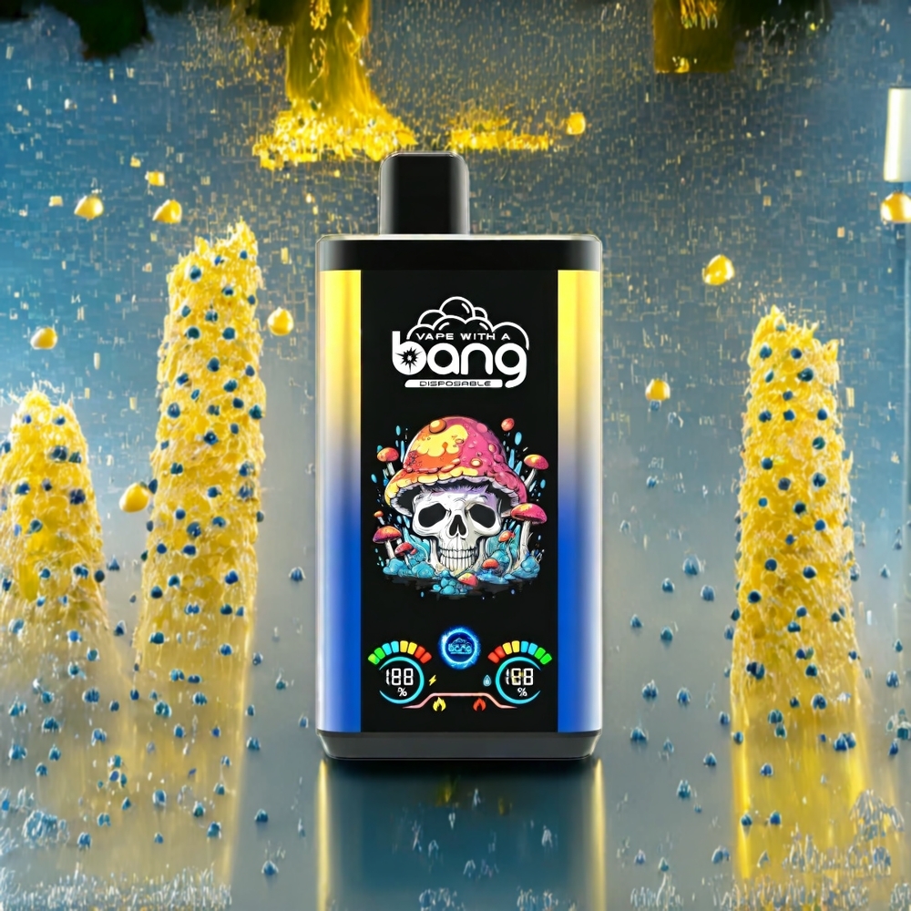 Bang 30K Pro Norge Engros – 30000 Puffs, 36ml, 550mAh, Dual-Smak Ananas Is & Blå Fusion, Nikotin 0%/2%/3%/5%