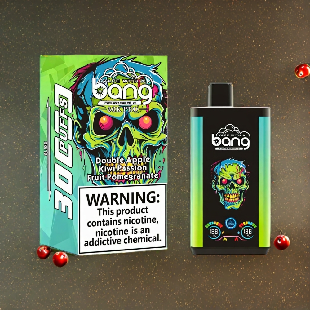Bang 30K Pro Norge Engros 30000 Puffs 36ml Dual-Flavor Engangs vape Dobbel Eple & Kiwi Passionsfrukt Granateple