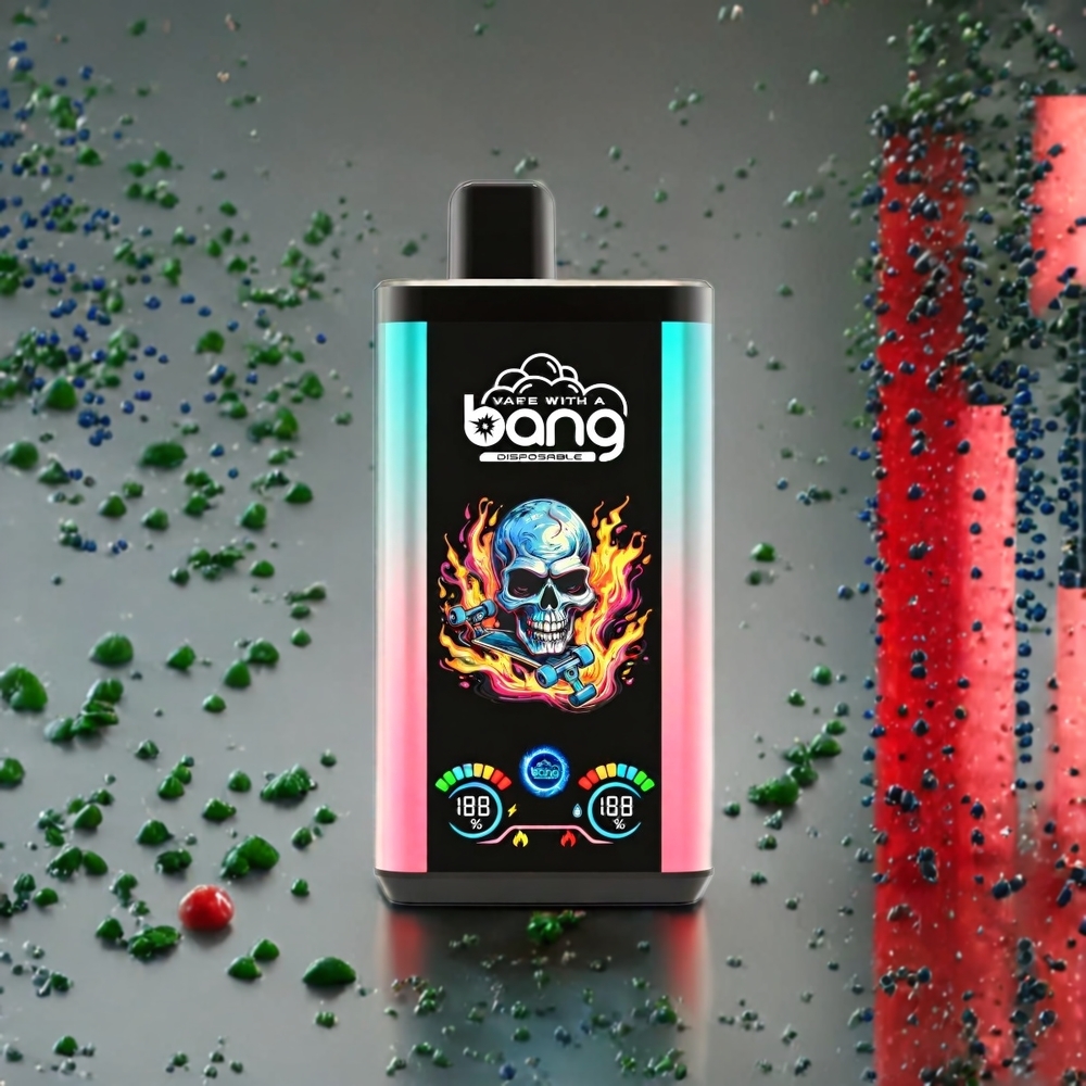 Bang 30K Pro Norge Engros 30000 Puffs 36ml Vannmelon & Blåbærmynte Dual-Flavor System 0%-5% Nikotin